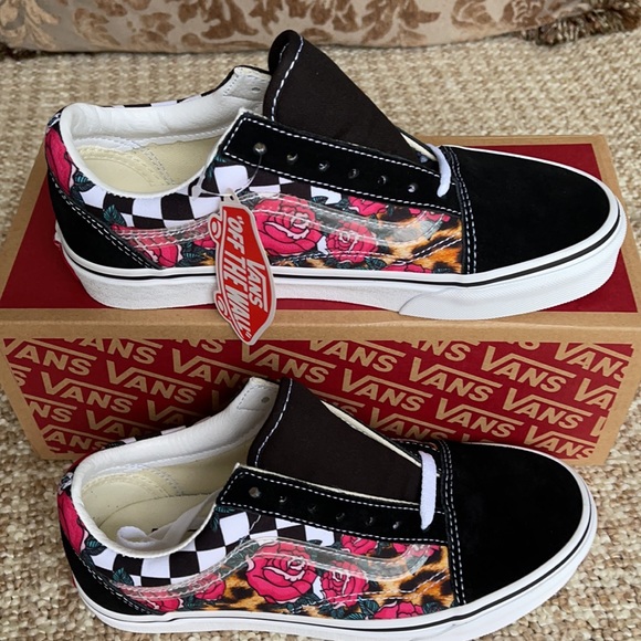 Vans Old Skool Rose/Animalchck True White/Multi WM - Picture 2 of 16